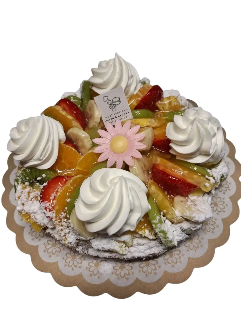 Fruittaart  (4 personen, niet snijden, geen tekst)