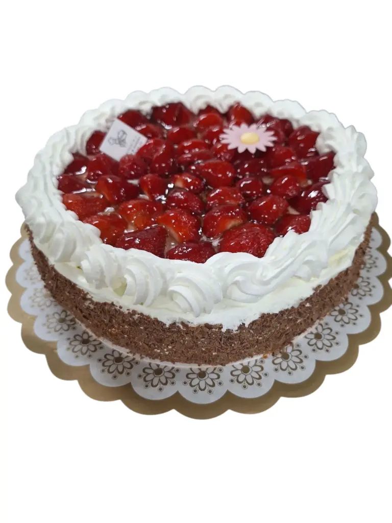 Biscuit aardbei (4 personen, niet snijden, geen tekst)