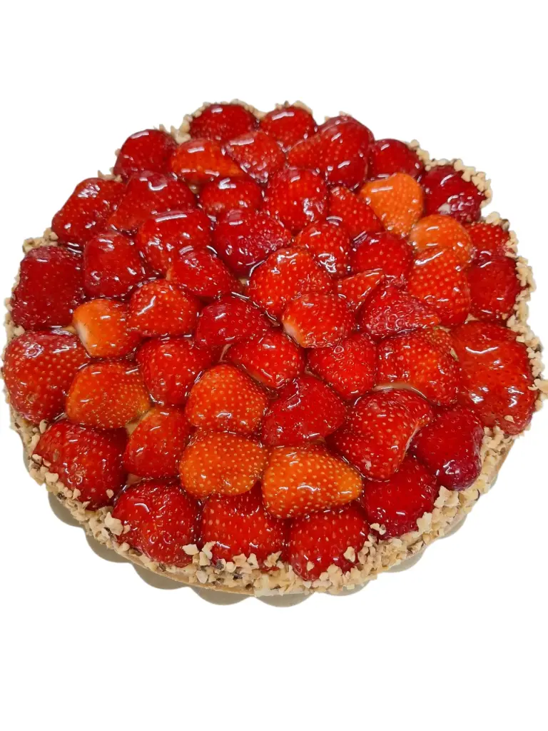 aardbeitaart zanddeeg (4 personen, niet snijden, geen tekst)